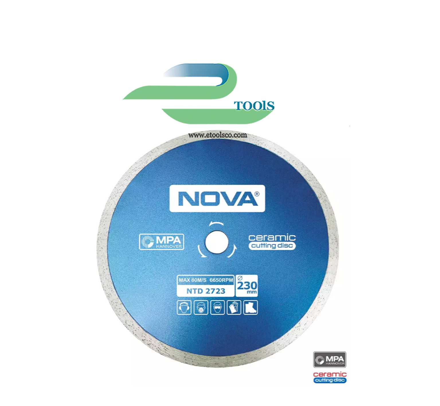 سنگ فرز سرامیک بر 230 میل نووا مدل NTD 2723